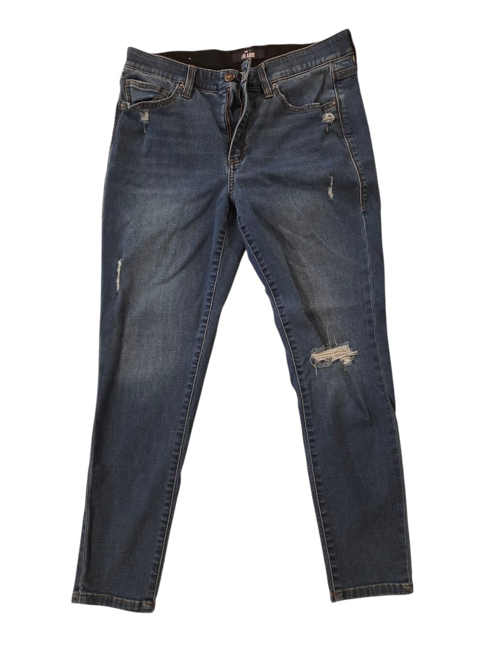 LuLaRoe Women’s Dark Blue Denim Ankle Crop Jeans - Size 30
